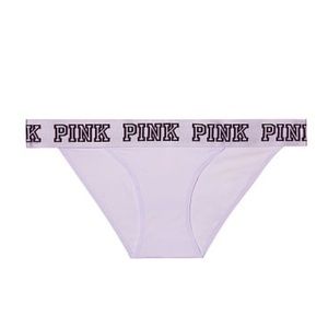 New Victoria’s Secret PINK Shine Logo Bikini Panties - XSmall